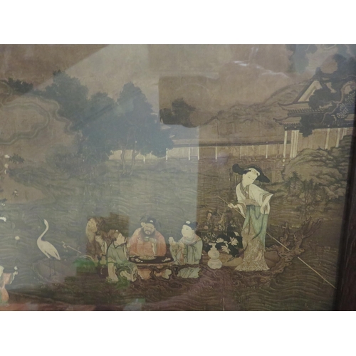 47 - Oak Framed Oriental  Picture 