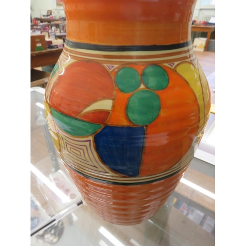 53 - Clarice Cliff Fantasque Pattern Vase