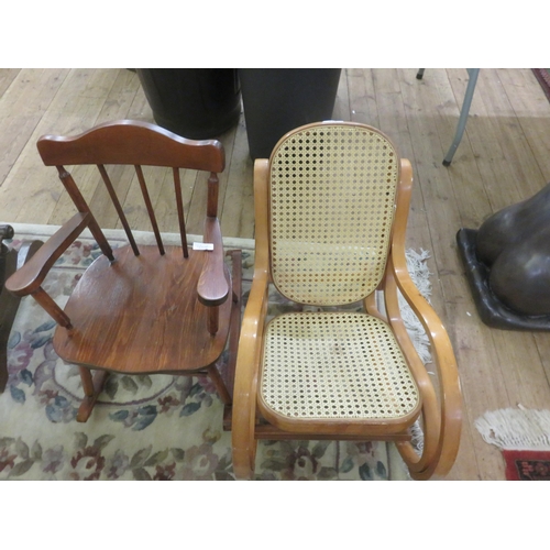 477 - Two Childs Rocking Chairs