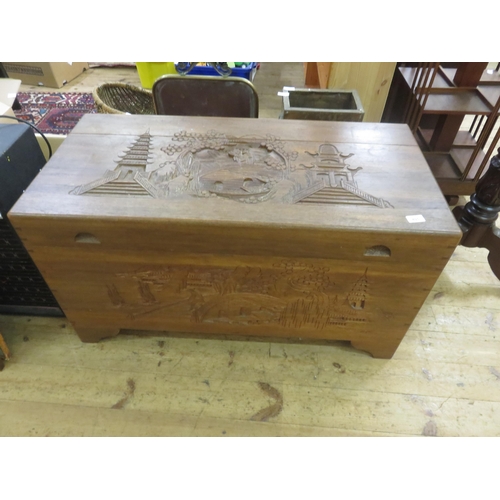 495 - Large Camphor Wood Chest