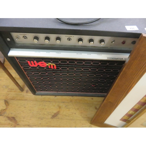 496 - WEM Dominator MK3 Valve Amp 1970's