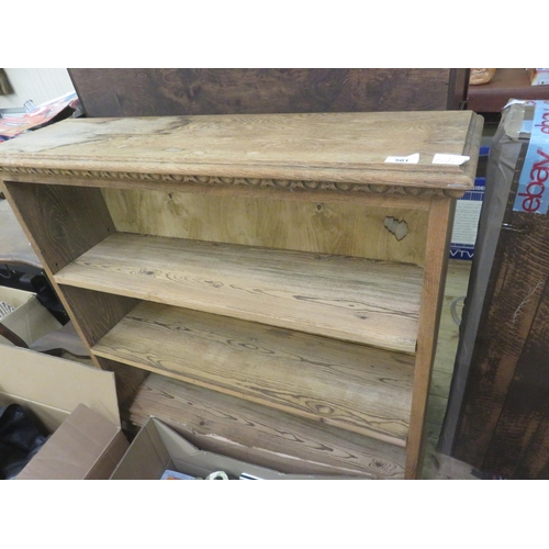 501 - Oak Rustic type Bookcase