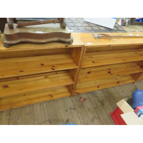 503 - Three Stained Pine Bookcases