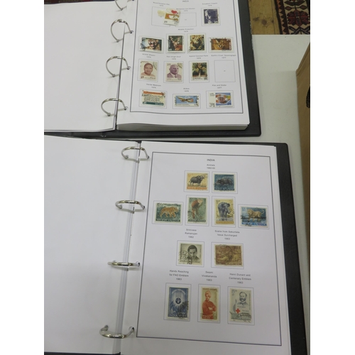 458 - Three Albums of Indian Stamps