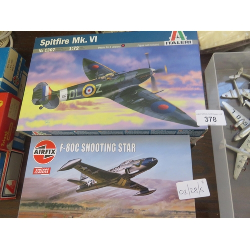 378 - Seven Aeroplane Model Kits