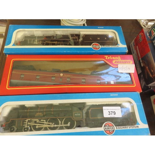 379 - Six Hornby/Airfix and Lima Boxed Locomotives and Carriages