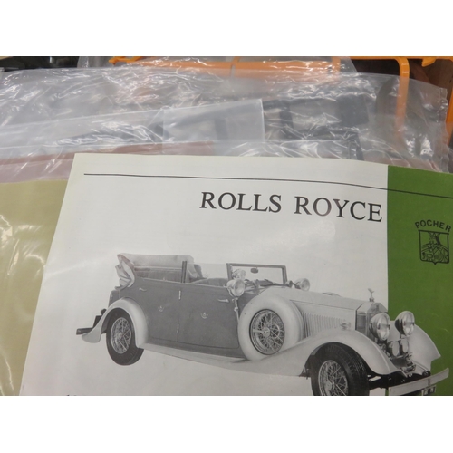 390 - Large Pocher Car Kit, Rolls Royce,Torpedo Cabriolet 1934