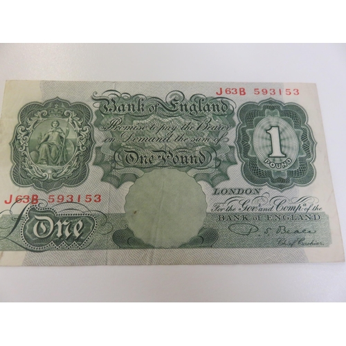 116 - Group of twelve Bank of England £1 notes - 1949-1955