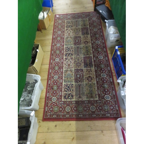 236 - Red Rug, 71 ins. x 31 ins.