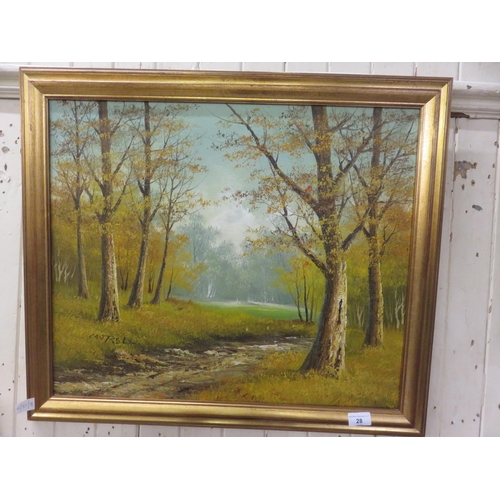 28 - Gilt Framed Oil Painting 