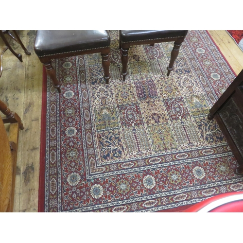 369 - Large Red Rug, 91 ins. x 67 ins.