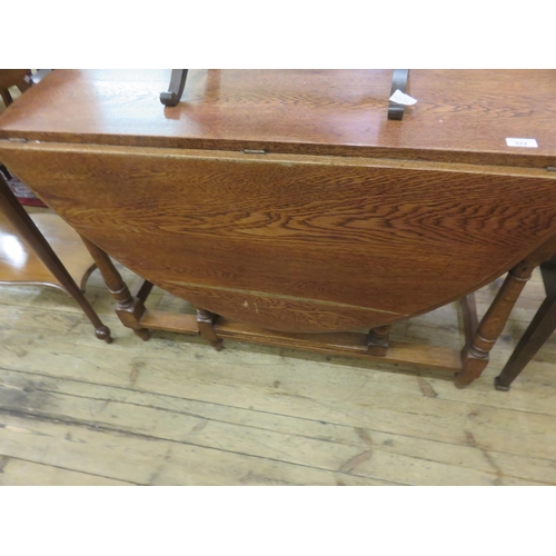 372 - Oak Drop Leaf Table