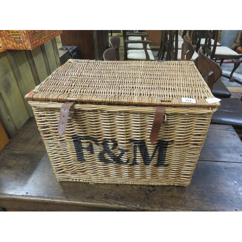 374 - Fortnum and Mason Wicker Hamper