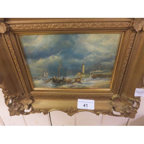 41 - Small Gilt Framed Oil Painting 