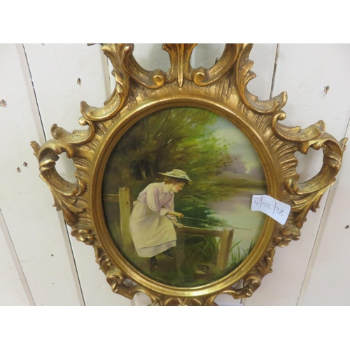 43 - Small Gilt Framed Oil Painting 