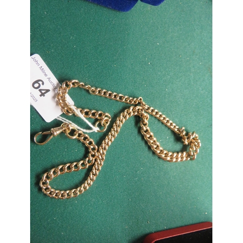 9ct. Gold Watch Chain, 56.5 grams