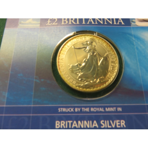 75 - Two 32.45g Britannia Silver Coins