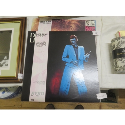 301 - Two Limited Edition David Bowie Records