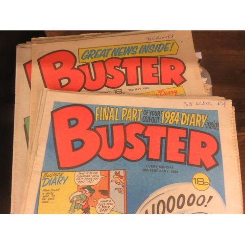 336 - Box of British Comics, approx. 205 (Buster, Dandy Starblazer etc.)