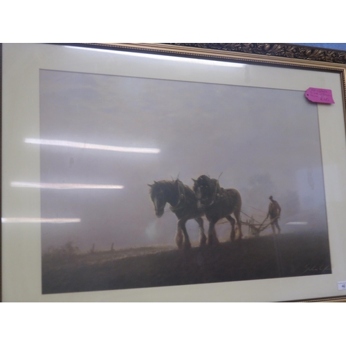 42 - Old Constable Print in Gilt Frame