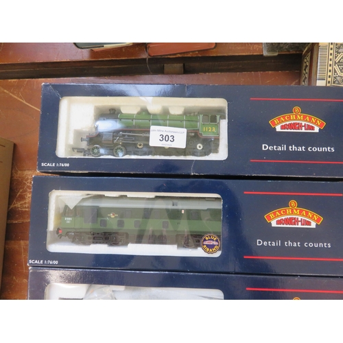 303 - Four Bachman Boxed 00 Guage Locomotives