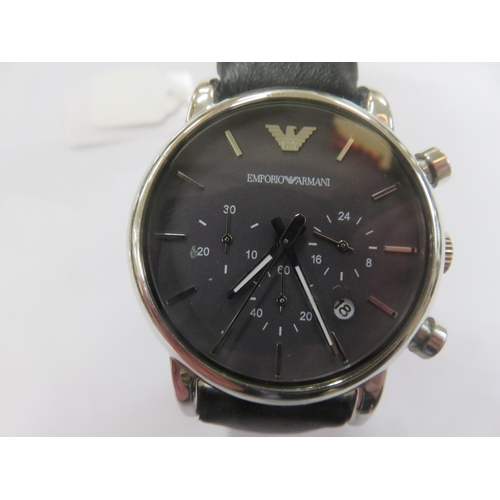 133 - Emporio Armani Gents Wrist Watch