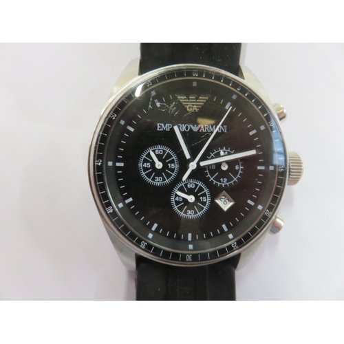 142 - Emporio Armani Gents Wrist Watch