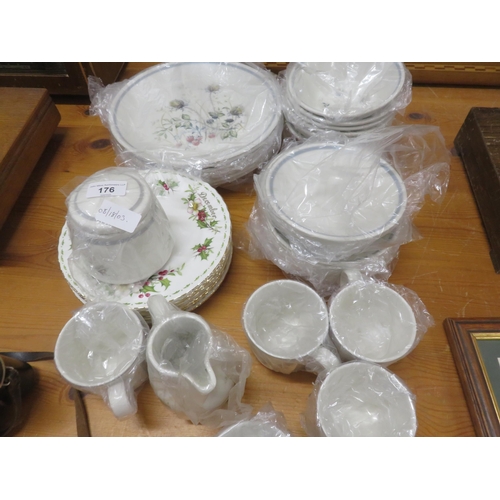 176 - Royal Albert Tea Set and Royal Albert Plates