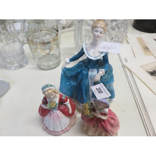 200 - Three Royal Doulton Figures