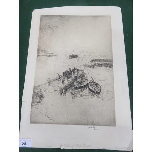 24 - Unframed Etching 