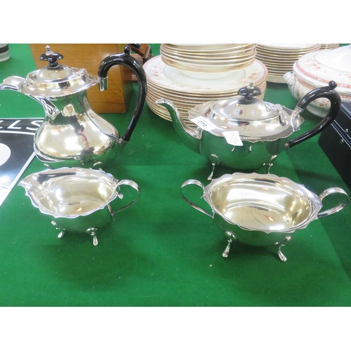 270 - Four piece Plated Tea Service