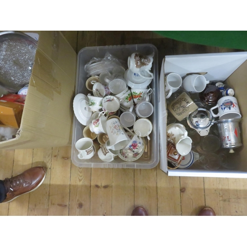 275 - Three boxes of mixed bric-a-brac