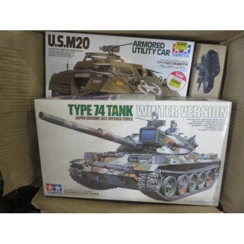 276 - Box of Tank Model Kits