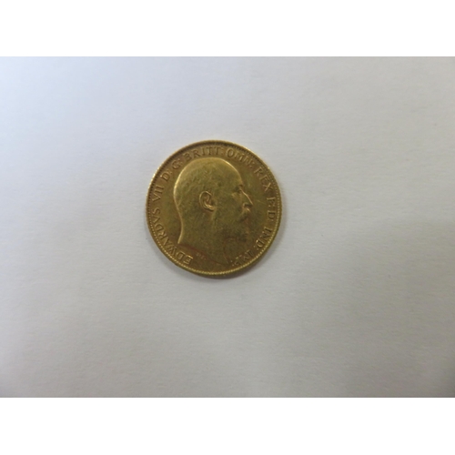 70 - 1906 Edward 7th Half Sovereign