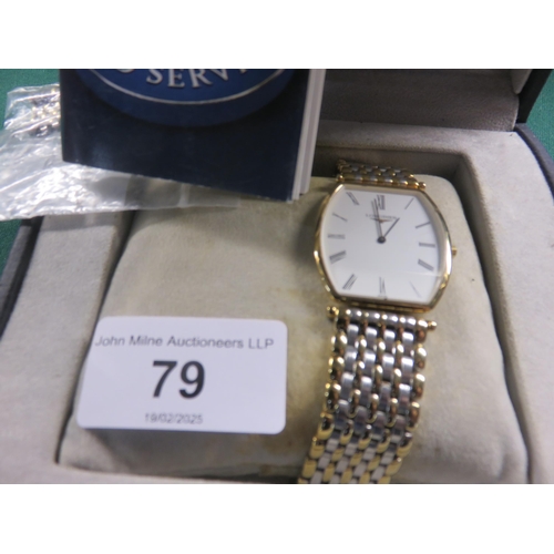 79 - Boxed Gents Longines Wrist Watch