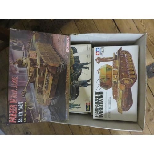 303 - Box of Tank Model Kits