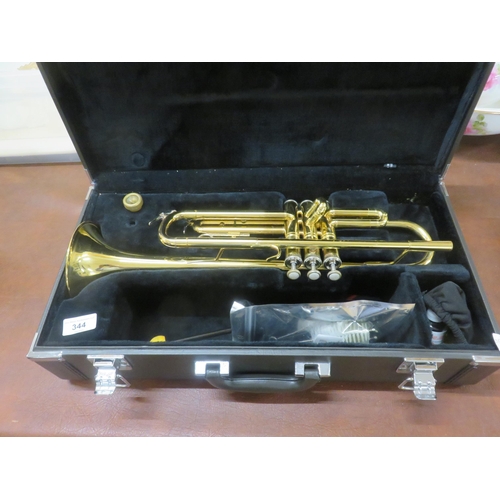 344 - Trumpet in Fitted Case