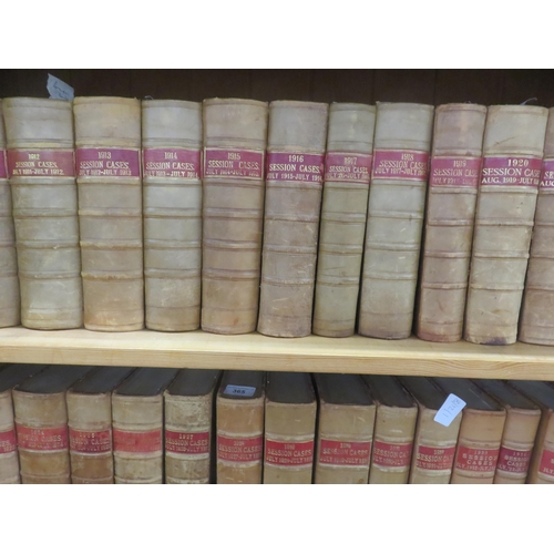 365 - A Collection of Session Case Law Books - 1911-1972