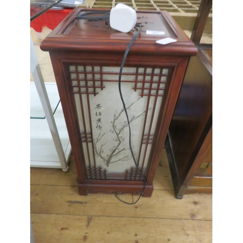 387 - Eastern Style Boxed Lamp