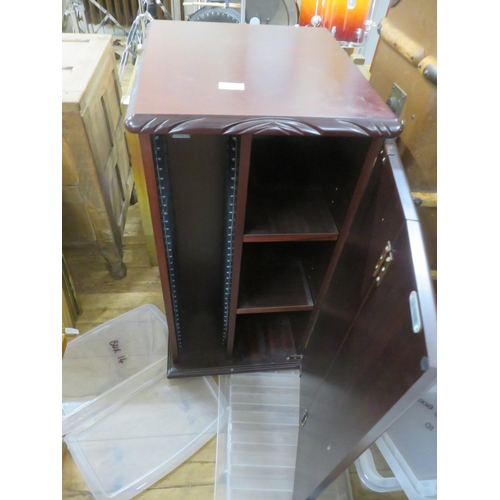 393 - Modern Revolving CD Cabinet