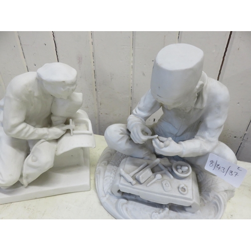 200A - Two Parian Figures 