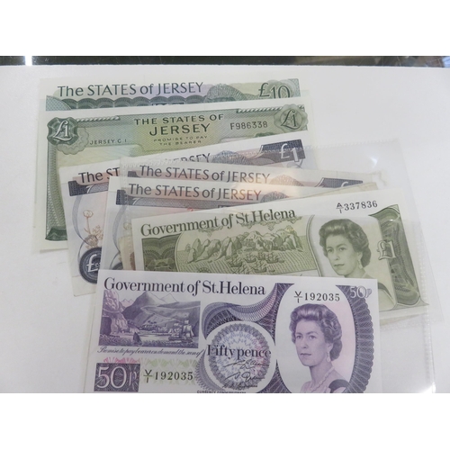 120 - Mixed Group, The states of Jersey Bank Notes, 1 x £10, 5 x£1, 2 x 10 Shillings plus Government o St.... 