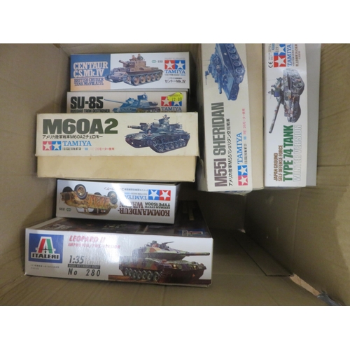 276 - Box of Tank Model Kits