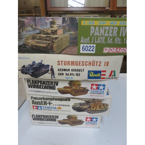 303 - Box of Tank Model Kits