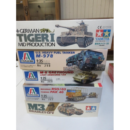 317 - Box of Tank Model Kits