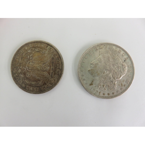 123 - Two US Silver Dollars