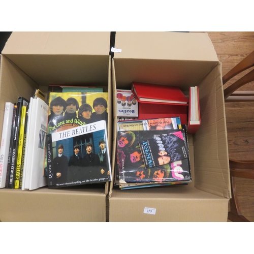 373 - Two Boxes of Beatles Books