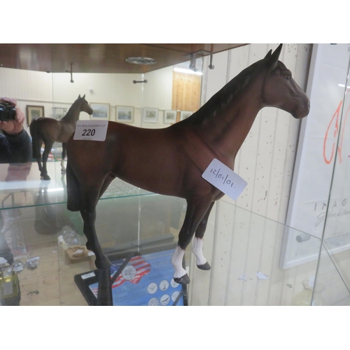 220 - Beswick Horse Figure - The Winner