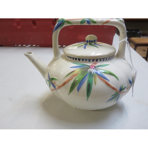 221 - Late 19th Century Wedgewood Aesthetic Movement Teapot - Thomas Goode and Son, Retail Marks