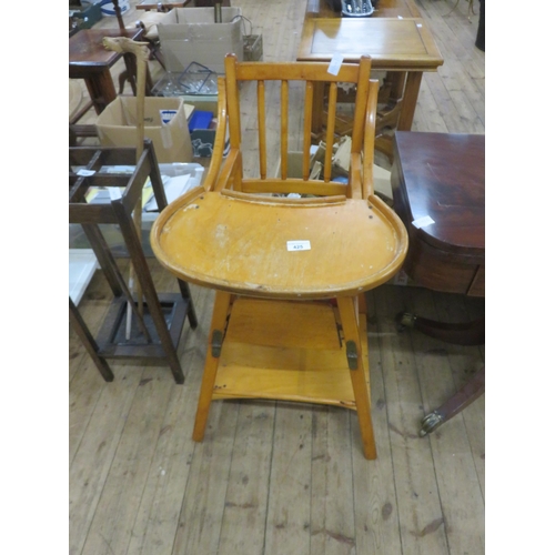 425 - Child's Metamorphic High Chair